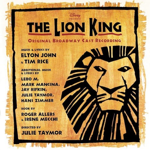 The Lion King: Original Broadway Cast Recording cover