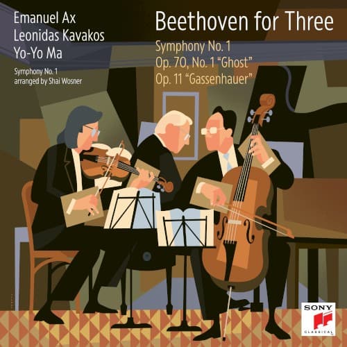 Beethoven for Three: Symphony No. 1 / Op. 70, No. 1 "Ghost" / Op. 11 "Gassenhauer" cover