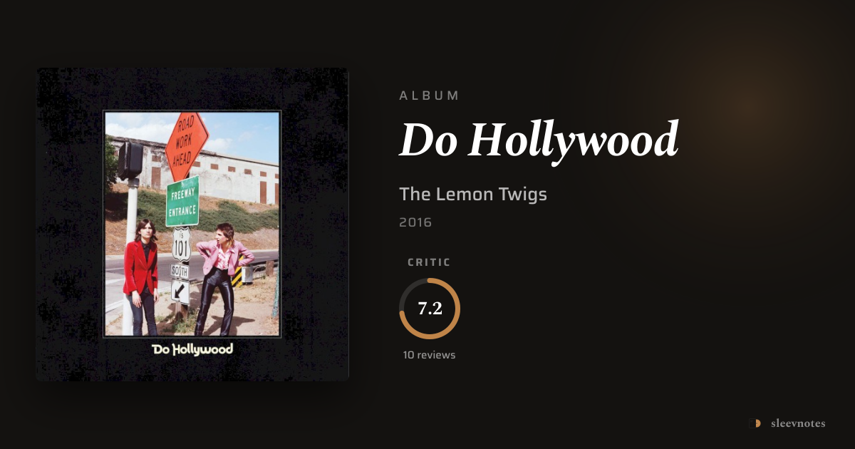 Do Hollywood by The Lemon Twigs | sleevnotes